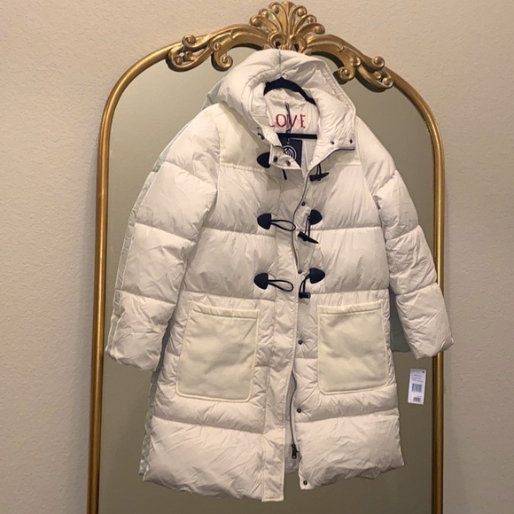 Bernardo Women's Combo Fabric Toggle Puffer Coat Size M - Picture 4 of 8